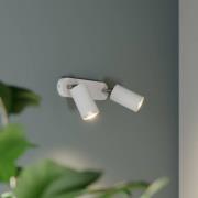Veggspot Eye Spot med 2 lyskilder, hvit