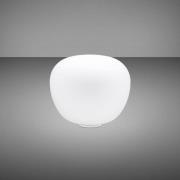 Fabbian Lumi Mochi bordlampe, liggende, Ø 20 cm