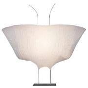 Ingo Maurer LED-bordlampe Samurai, hvit, papir, dimbar.