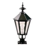 Sokkellampe K7c, svart