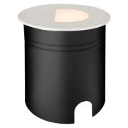 Aspen LED-innfellingslampe med diffusor, rund, hvit