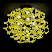 Strålende taklampe YELLOW, 70 cm i diameter