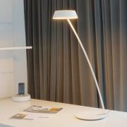 OLIGO Glance LED-bordlampe bøyd, hvit matt