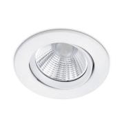 Rund LED-downlight Pamir i matt hvit