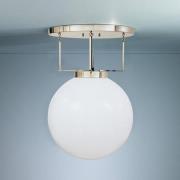 Taklampe i messing i Bauhaus-stil 30 cm