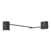 Vibia Structural 2620 hjørnevegglampe, mørkegrå