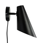 Dyberg Larsen Cale vegglampe høyde 24,5 cm svart