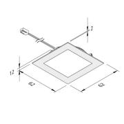 LED-møbelbelysning FAQ 58 stål 5 stk 3W 3 000 K