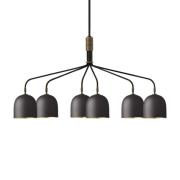 GUBI Lysekrone Howard 6-lys 134x73 cm gunmetal