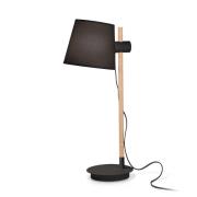 Ideal Lux Axel-bordlampe med tre, svart/naturlig