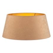 Lampeskjerm Cone 25,5 cm, beige/gull