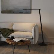 BYOK Nastrone LED-gulvlampe justerbar svart