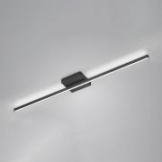 LED-taklampe Nouri up/down 1 lyskilde svart