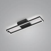 Yoko LED-taklampe, opp/ned, 70x13,5 cm, svart