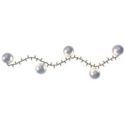 2in1 LED-lyslenke, Frosty Silver, 370 LED