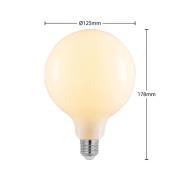 LED-pære E27 6 W G125 2 700 K globe, dimbar, opal