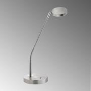 LED-bordlampe Lunia, dimbar, matt nikke