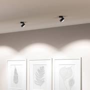 Puk! 80 Move LED-spot matt linse svart/krom