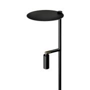 LED-bordlampe Kelly, justerbar spot, svart/nikkel