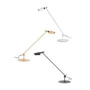 LED-bordlampe Tema, justerbar, gull