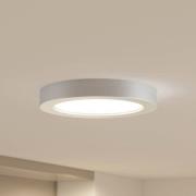 Prios LED-taklampe Edwina, sølv, 25 cm, sett med 10 stk