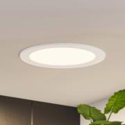 Prios LED-innbyggingslampe Cadance, hvit, 22 cm, sett med 3 stk, CCT