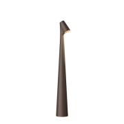 Vibia LED-bordlampe Africa, høyde 40 cm, mørkebrun