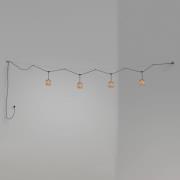 Bover Nans S/16/4L utendørs LED-pendellampe, brun