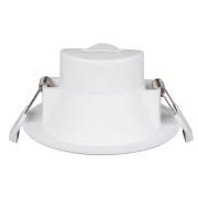 Prios LED-innbyggingslampe Rida, 10stk, hvit, 23cm, 30W, CCT, IP44