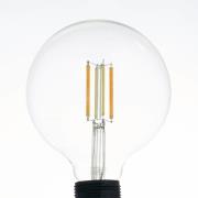 LUUMR LED-pære, E27 G125 7W, klar, smart