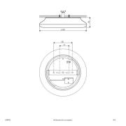 EVN Catino LED-taklampe, CCT, 30 cm