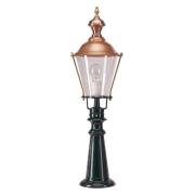 Veilampe Elburg, svart, høyde 75 cm, metall, IP44