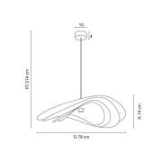 MARKET SET Selenitis hengelampe, Ø 78 cm