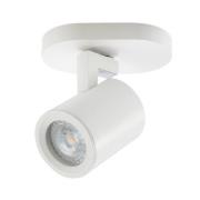 Downlight 180105, roterbart lampehode, matt hvit