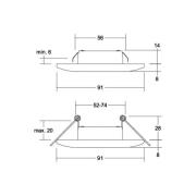 BRUMBERG Adapt innfelt LED-downlight, matt svart