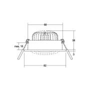 BRUMBERG BB34 innfelt RC driver rund hvit