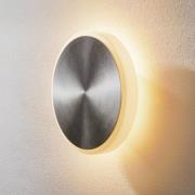 BANKAMP Button LED-vegglampe, 33 cm, alu