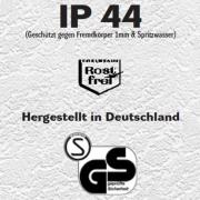 Trilo utendørs vegglampe i stål