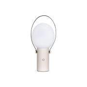 By Rydéns Bari LED-batterilampe IP44 sandbeige