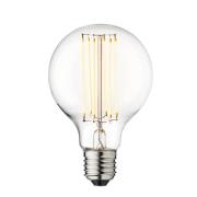 LED-pære Globe, E27, Ø 8 cm, 3,5 W, 2 200 K, dimbar