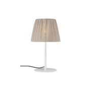 PR Home utendørsbordlampe Agnar, hvit/brun, 57 cm