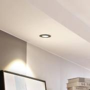 Arcchio LED-downlight Lirin, svart, 3 000K