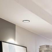 Arcchio LED-downlight Niria, svart, 4 000 K