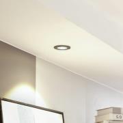 Arcchio LED-downlight Lirin, svart, 2700K