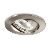 Downlight Swing, rund, GU10 dreibar, nikkel