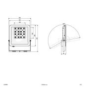 EVN Panthera utendørs LED-spot IP65 30 W 4 000K