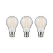 LED-lyspære Filament matt E2 A60 3,8W 3000K 806lm 3er