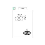 Fassa taklampe, svart, Ø 60 cm, metall