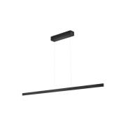 LED-pendellampe Linda-132, svart, CCT, gestkontroll