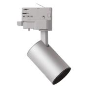 LED-spot Marco Mini 3-fase-skinne sølv 4 000K